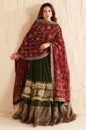 Picture of Embroidered Velvet Formal VF-2036
