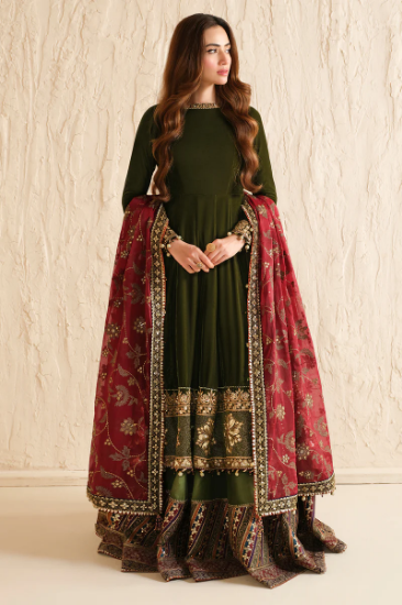 Picture of Embroidered Velvet Formal VF-2036