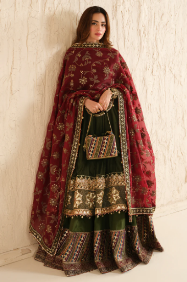 Picture of Embroidered Velvet Formal VF-2036
