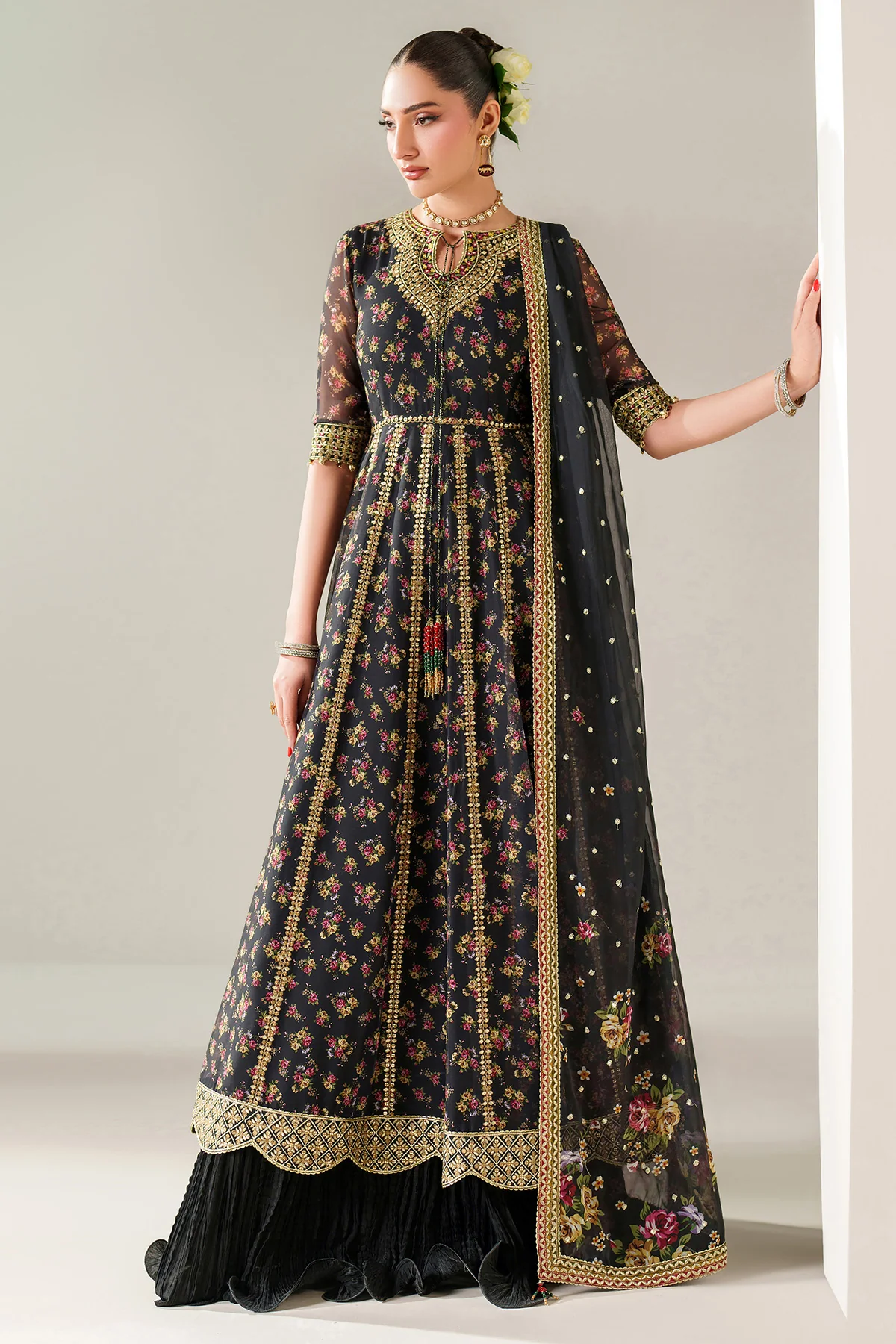 Picture of EMBROIDERED CHIFFON UC-3091