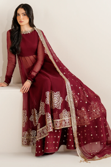Picture of EMBROIDERED CHIFFON UC-3098