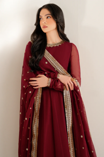 Picture of EMBROIDERED CHIFFON UC-3098